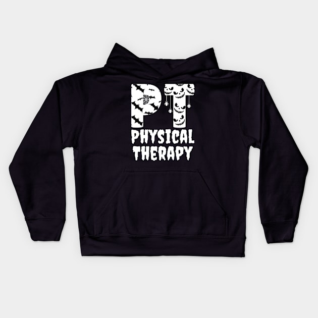 halloween pt physical therapist Kids Hoodie by NyskaTiden